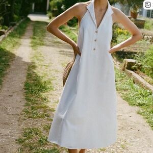 NWT Tuckernuck White Seersucker Jagger Dress
